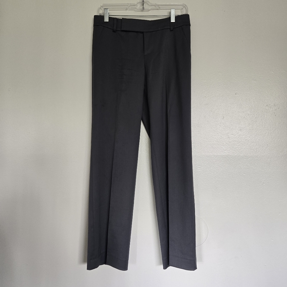 St. John Women's Straight Leg Pants Gray Size 2